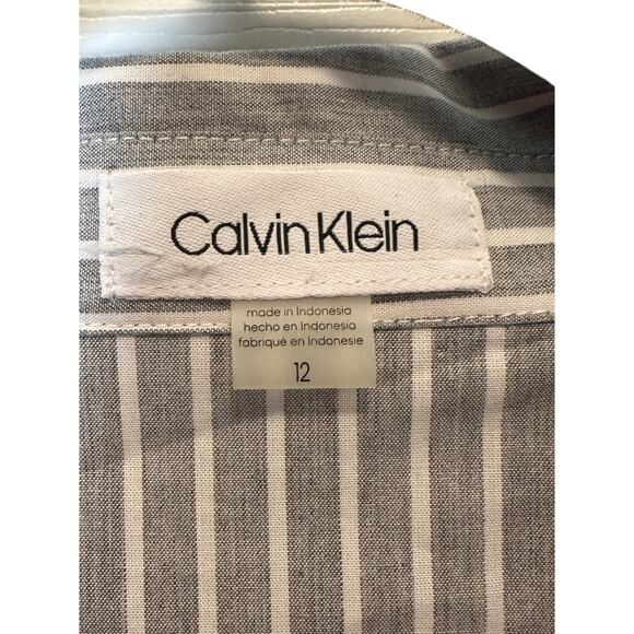 Calvin Klein Belted Shirt Dress (NWT) - Picture 4 of 10